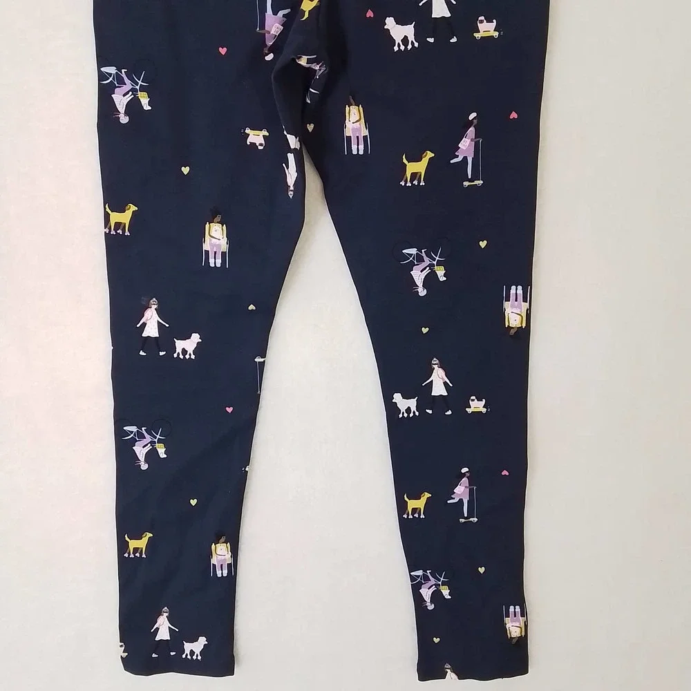 Carter's Cotton Blend‎ Leggings Size 10 Navy 